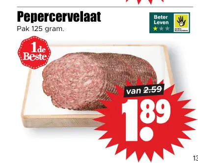 Aanbieding: Pepercervelaat