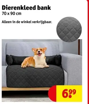 Aanbieding: Dierenkleed bank