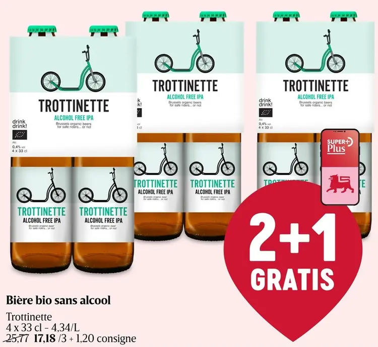 Offre: Bière bio sans alcool