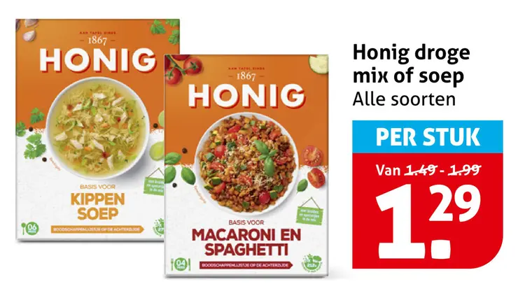 Aanbieding: Droge mix of soep
