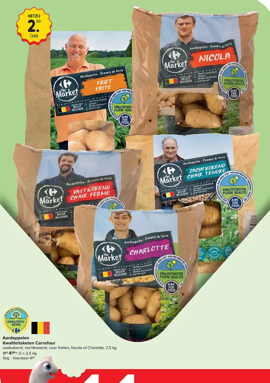 Aanbieding: Aardappelen Kwaliteitsketen Carrefour