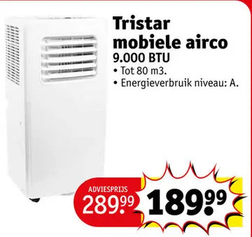 Aanbieding: Tristar mobiele airco
