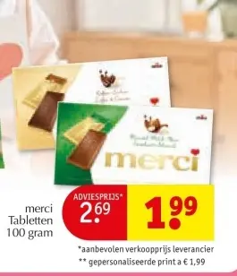 Aanbieding: Merci