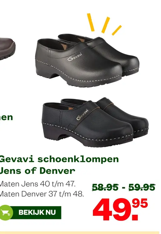 Aanbieding: Gevavi schoenklompen Jens of Denver