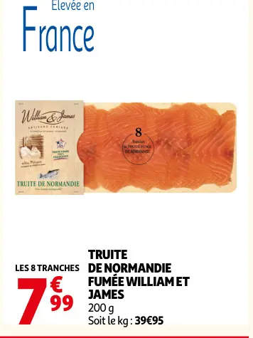 Promotie: Truite de normandie fumée
