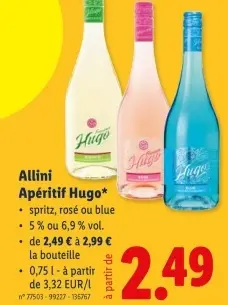 Offre: Apéritif Hugo
