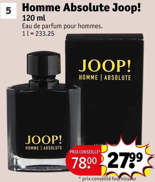 Offre: Homme Absolute