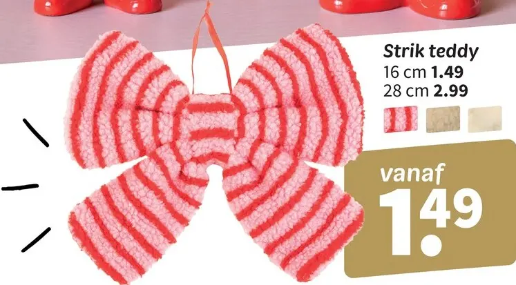Promotie: Strik teddy