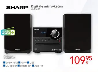 Promotie: Digitale micro-keten XL-B517D