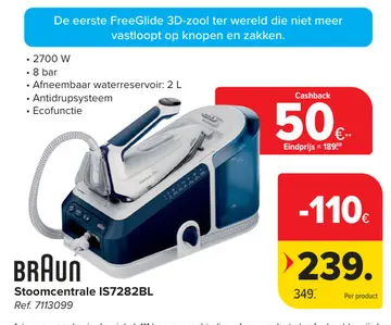 Aanbieding: Stoomcentrale IS7282BL