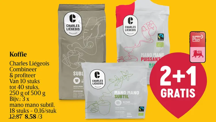 Promotie: Koffie Charles Liégeois