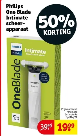 Aanbieding: One Blade Intimate scheerapparaat