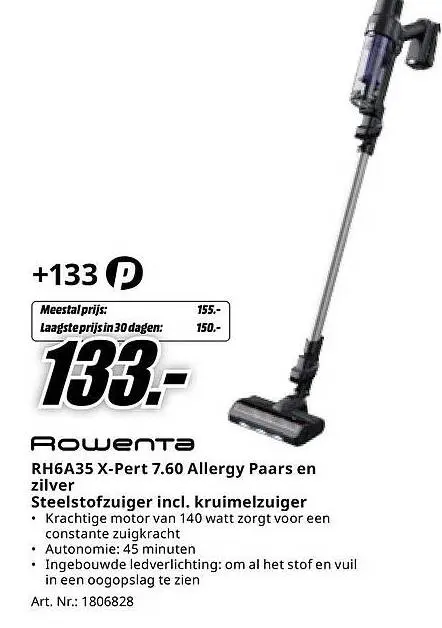 Aanbieding: RH6A35 X-Pert 7.60 Allergy Paars en zilver