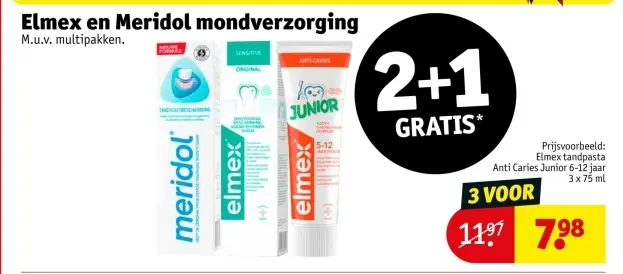 Aanbieding: Elmex en Meridol mondverzorging
