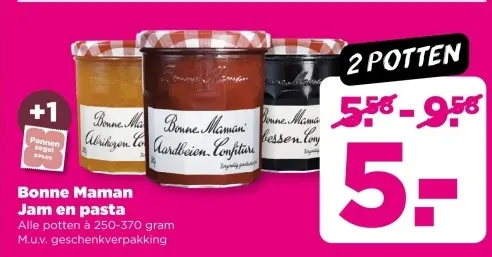 Aanbieding: Jam en pasta