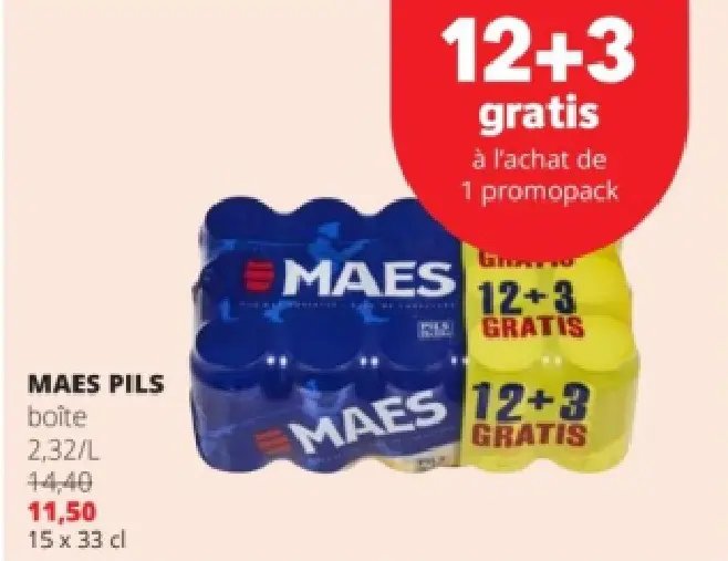Offre: Pils boîte