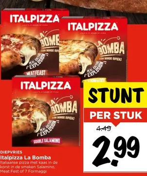 Aanbieding: Italpizza La Bomba