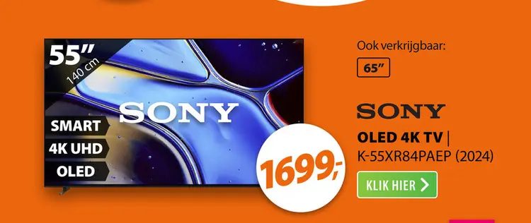 Aanbieding: Sony K-55XR84PAEP BRAVIA 8