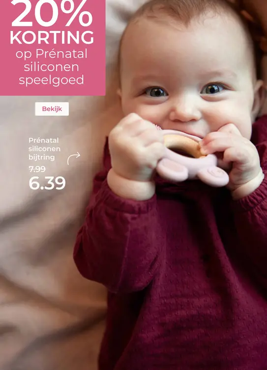 Aanbieding: siliconen bijtring