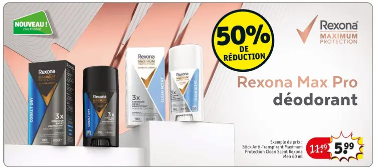 Offre: Max Pro déodorant