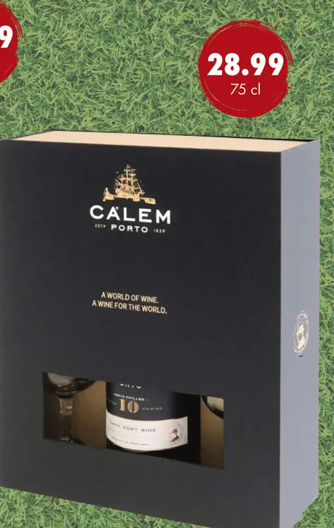 Aanbieding: Calem Porto 10 Yrs. GVP + 2 glazen