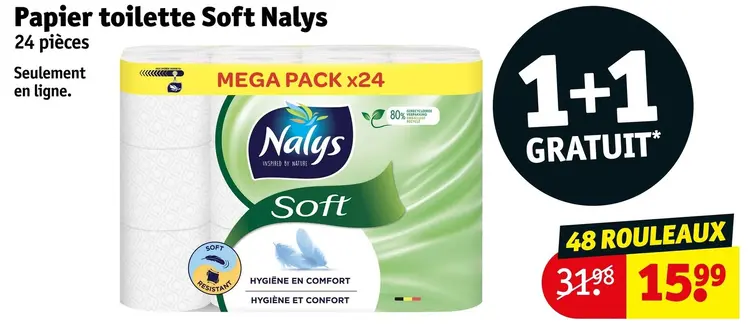 Offre: Papier toilette Soft