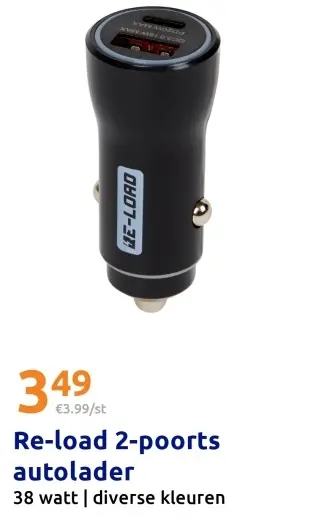 Aanbieding: Re-load 2-poorts autolader
