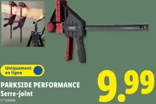 Offre: PARKSIDE PERFORMANCE Serre-joint
