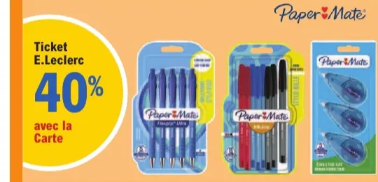Offre: Paper Mate pens and correction tape