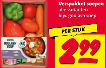 Aanbieding: Verspakket soepen goulash soep