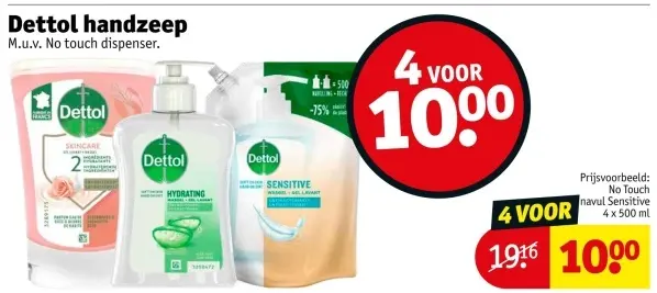 Aanbieding: Dettol handzeep