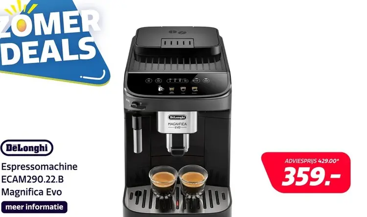 Aanbieding: De'Longhi ECAM290.22.B Magnifica Evo
