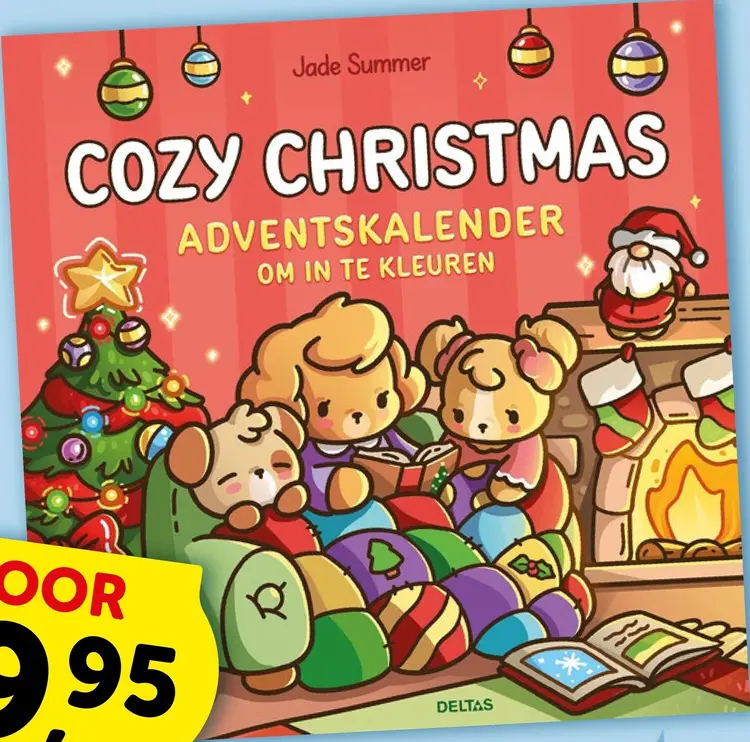 Aanbieding: Jade Summer Cozy Christmas adventskalender om in te kleuren