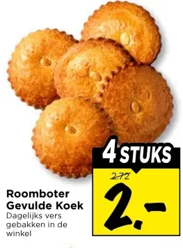 Aanbieding: Roomboter Gevulde Koek
