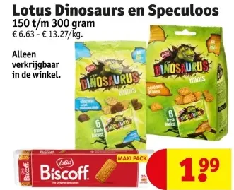 Aanbieding: Dinosaurs en Speculoos