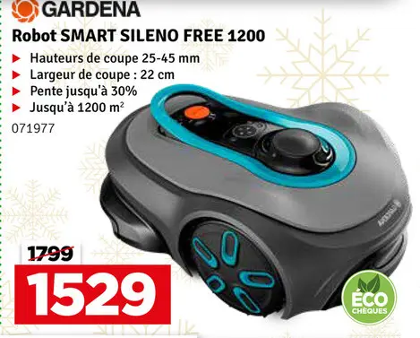 Offre: Robot SMART SILENO FREE 1200