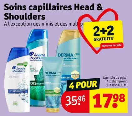 Offre: Soins capillaires Head & Shoulders