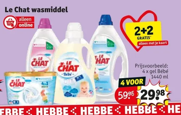 Promotie: Le Chat wasmiddel