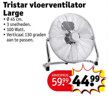Aanbieding: Tristar vloerventilator Large