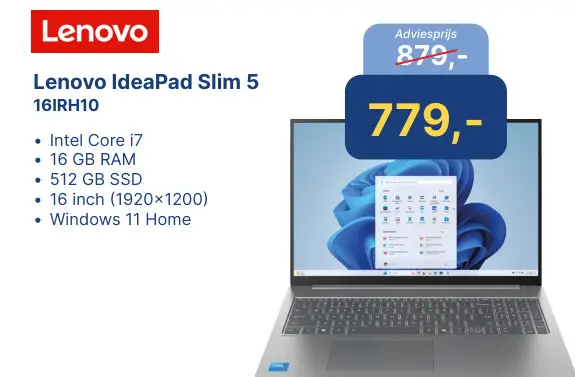 Aanbieding: Lenovo IdeaPad Slim 5 16IRH10