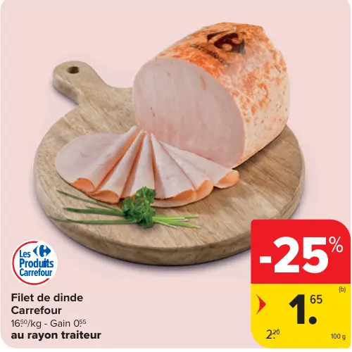 Offre: Filet de dinde