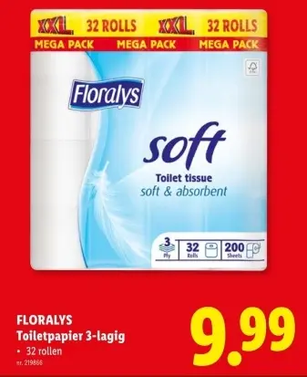 Promotie: Toiletpapier