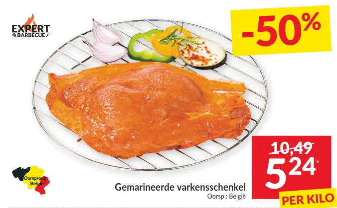 Promotie: Gemarineerde varkensschenkel