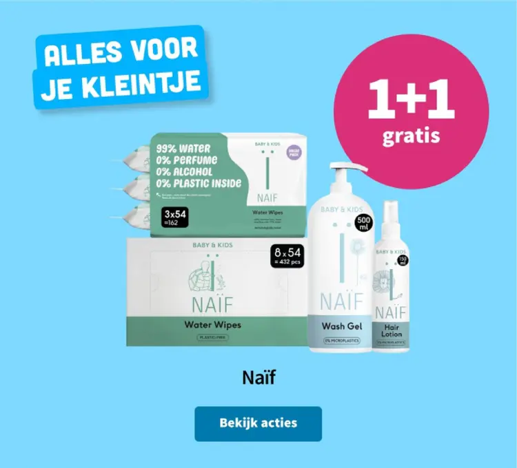 Promotie: Water Wipes, Wash Gel, Hair Lotion en meer