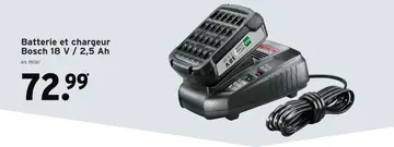 Offre: Batterie et chargeur Bosch