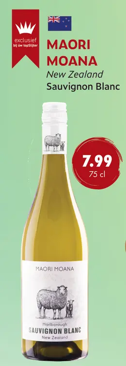 Aanbieding: Maori Moana Sauvignon Blanc