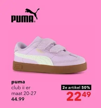 Aanbieding: Puma Club II Era V meisjes sneakers lila