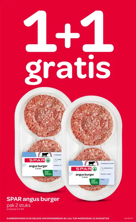 Aanbieding: Angus burger