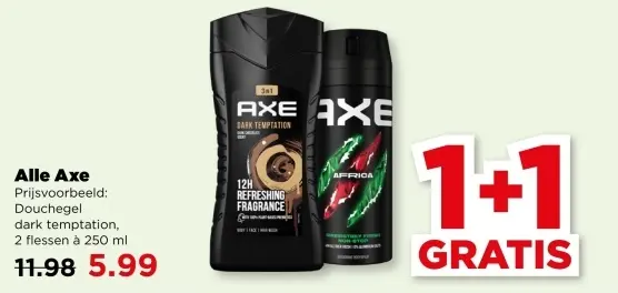 Aanbieding: Axe Douchegel dark temptation
