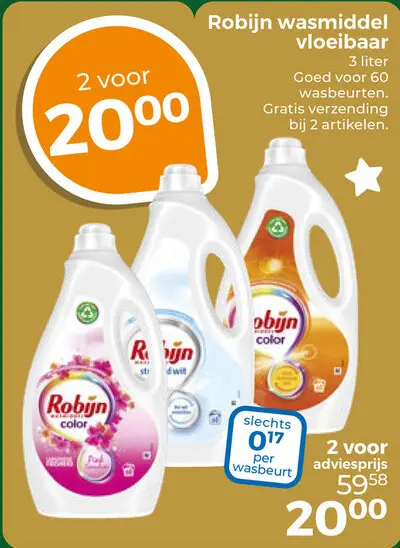 Aanbieding: wasmiddel vloeibaar